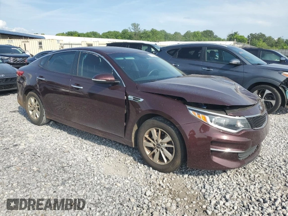 2016 Kia Optima LX z VIN 5XXGT4L3XGG024883, wystawiony jako Copart lot #57380685 z przebiegiem 135 233 mil mil oraz Szkoda całkowita • Salvage title. Historia ofert i sprzedaży dostępna na DreamBid. Obrazek 4.