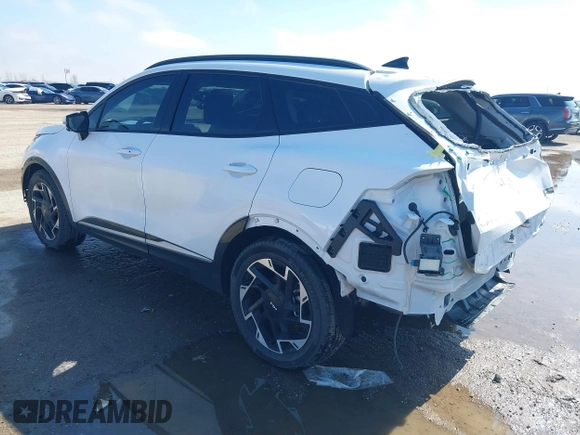 2023 Kia Sportage SX-Prestige with VIN 5XYK53AF6PG021521, listed as a IAAI auction lot 41516561 with 14,902 mi miles and . Bid and sale history available at DreamBid. Image 3.