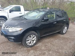 2014 Nissan Murano S with VIN JN8AZ1MW6EW530402, listed as a IAAI auction lot 41958920 with 155,461 mi miles. Bid and sale history available at carsss.com. Image 2.