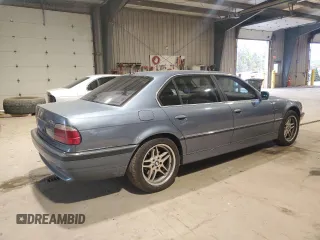2001 BMW 7 Series 740iL with VIN WBAGH83481DP23753, listed as a Copart auction lot 75543864 with 116,265 mi miles and Clean Title. Bid and sale history available at carsss.com. Image 3.