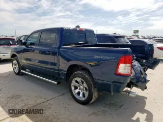 2022 Ram 1500 Big Horn z VIN 1C6SRFFT0NN379571, wystawiony jako Copart lot #57670985 z przebiegiem 38 874 mil mil oraz Szkoda całkowita • Salvage title. Historia ofert i sprzedaży dostępna na DreamBid. Obrazek 2.
