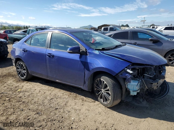 2016 Toyota Corolla L with VIN 5YFBURHEXGP374522, listed as a Copart auction lot 49858945 with 105,702 mi miles and Salvage Title. Bid and sale history available at carsss.com. Image 4.