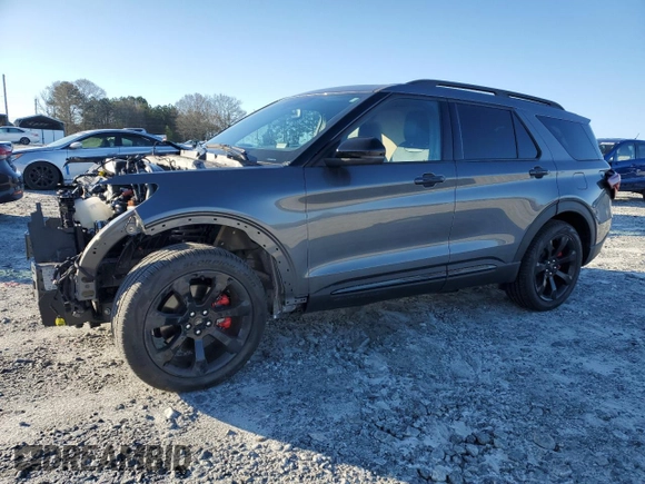2023 Ford Explorer ST with VIN 1FM5K8GCXPGB80518, listed as a Copart auction lot 49319805 with 4,171 mi miles and Salvage Title. Bid and sale history available at carsss.com. Image 1.
