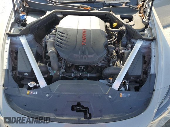 2022 Kia Stinger GT1 with VIN KNAE45LC9N6119924, listed as a Copart auction lot 74745054 with 43,142 mi miles and Salvage Title. Bid and sale history available at DreamBid. Image 11.