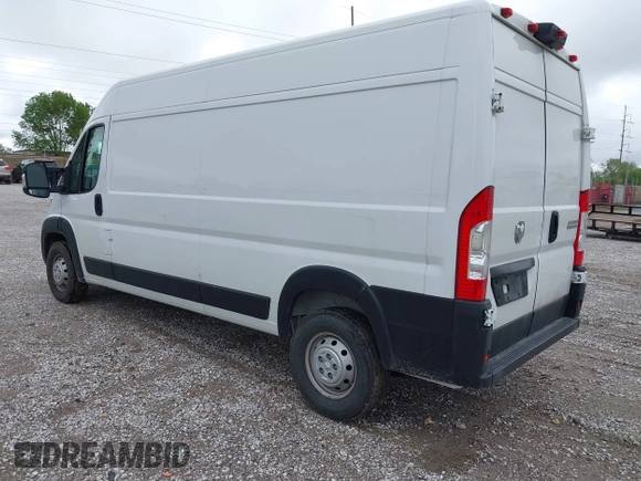 2023 Ram ProMaster Cargo with VIN 3C6LRVDG3PE571823, listed as a IAAI auction lot 42223080 with 71,464 mi miles and . Bid and sale history available at DreamBid. Image 3.