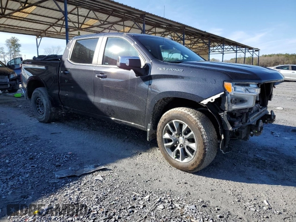 2023 Chevrolet Silverado 1500 LT with VIN 1GCPDDEK2PZ179443, listed as a Copart auction lot 42834445 with 49,393 mi miles and Salvage Title. Bid and sale history available at carsss.com. Image 4.