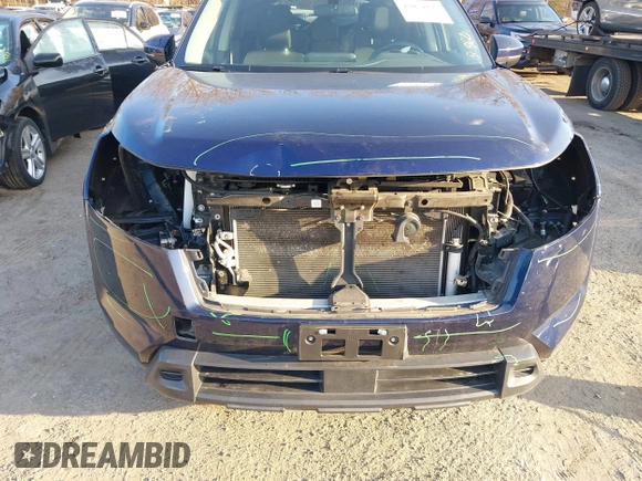 2022 Nissan Pathfinder SV with VIN 5N1DR3BA2NC216478, listed as a IAAI auction lot 41074844 with 58,243 mi miles and . Bid and sale history available at DreamBid. Image 6.