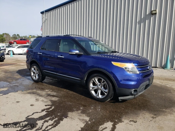 2014 Ford Explorer Limited with VIN 1FM5K7F8XEGA46130, listed as a Copart auction lot 46649385 with 186,505 mi miles and Salvage Title. Bid and sale history available at carsss.com. Image 4.