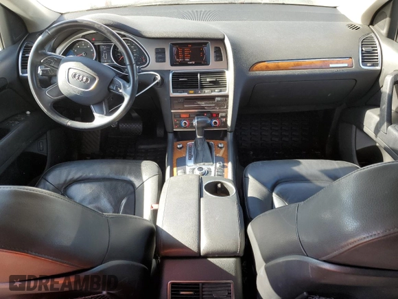 2015 Audi Q7 3.0T Premium with VIN WA1CGAFE2FD023423, listed as a Copart auction lot 46877365 with 124,225 mi miles and Salvage Title. Bid and sale history available at carsss.com. Image 8.