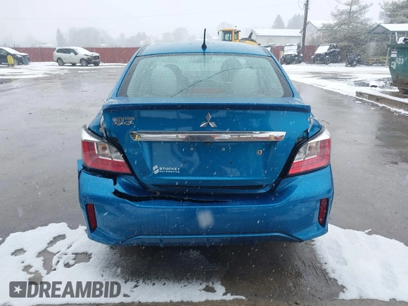 2021 Mitsubishi Mirage G4 ES with VIN ML32FUFJ5MHF03308, listed as a IAAI auction lot 41238934 with 43,507 mi miles. Bid and sale history available at carsss.com. Image 6.