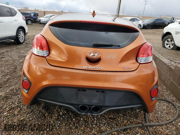 2014 Hyundai Veloster Turbo with VIN KMHTC6AE4EU193525, listed as a Copart auction lot 47676345 with 170,415 mi miles and Clean Title. Bid and sale history available at carsss.com. Image 6.