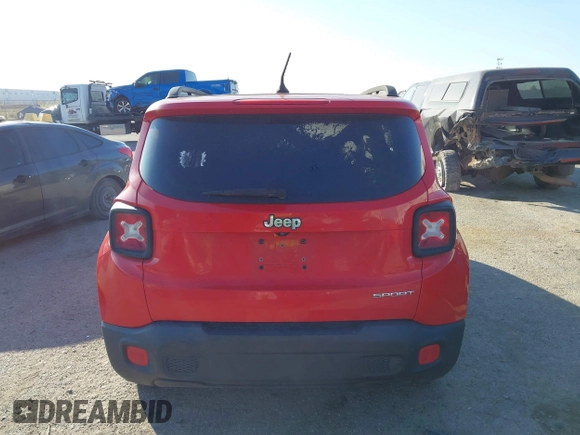 2017 Jeep Renegade Sport with VIN ZACCJAAB6HPF69344, listed as a IAAI auction lot 40994539 with Not Provided miles and . Bid and sale history available at DreamBid. Image 15.