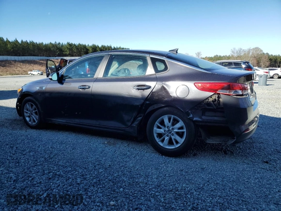 2017 Kia Optima LX with VIN 5XXGT4L35HG177883, listed as a Copart auction lot 50220195 with 108,058 mi miles and Salvage title. Bid and sale history available at DreamBid. Image 2.