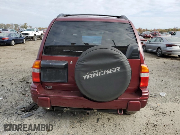 2003 Chevrolet Tracker LT with VIN 2CNBE634136908086, listed as a Copart auction lot 78168894 with 243,614 mi miles and Salvage title. Bid and sale history available at DreamBid. Image 6.