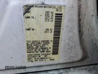 2013 Nissan Altima SL with VIN 1N4BL3APXDC106947, listed as a Copart auction lot 86130004 with 142,210 mi miles and Salvage title. Bid and sale history available at DreamBid. Image 12.