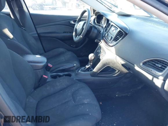 2013 Dodge Dart SE with VIN 1C3CDFAA0DD183835, listed as a IAAI auction lot 41701041 with Not Provided miles and . Bid and sale history available at carsss.com. Image 5.