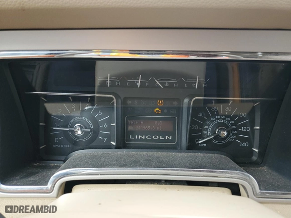 2008 Lincoln Navigator with VIN 5LMFU27578LJ03706, listed as a Copart auction lot 79924234 with 241,965 mi miles and Salvage Title. Bid and sale history available at carsss.com. Image 9.