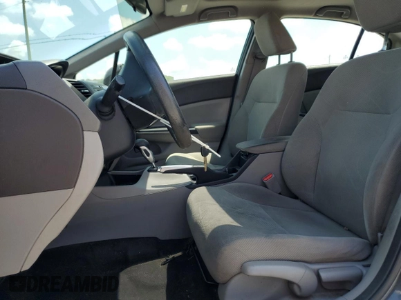 2012 Honda Civic EX with VIN 2HGFB2F8XCH510032, listed as a Copart auction lot 54310615 with 233,564 mi miles and Salvage Title. Bid and sale history available at DreamBid. Image 7.