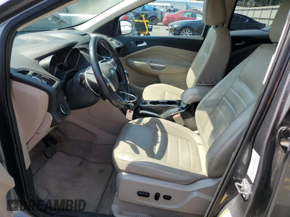 2014 Ford Escape Titanium с VIN 1FMCU0J96EUD41199, выставлен на аукционе Copart как лот 59380245 с пробегом 100 319 миль миль и Списание • Salvage title. История ставок и продаж доступна на DreamBid. Изображение 7.
