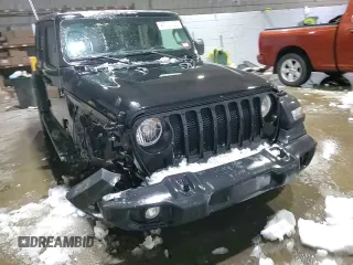 2019 Jeep Wrangler Unlimited Sport Altitude with VIN 1C4HJXDG7KW511592, listed as a Copart auction lot 45100125 with 53,669 mi miles and Salvage title. Bid and sale history available at DreamBid. Image 15.