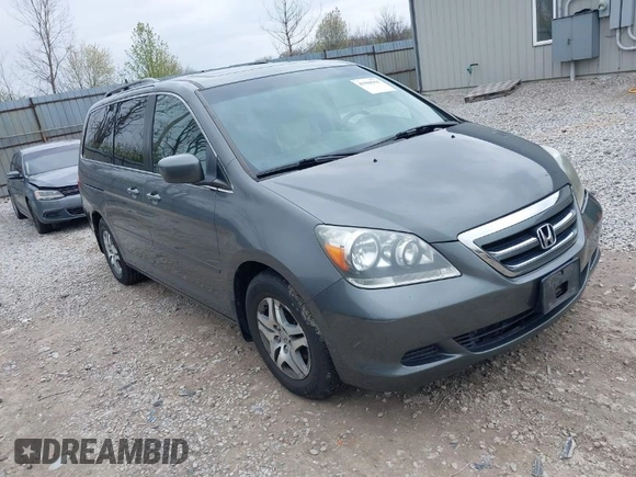 2007 Honda Odyssey EX-L with VIN 5FNRL38627B413638, listed as a IAAI auction lot 41960963 with 172,968 mi miles and . Bid and sale history available at DreamBid. Image 1.