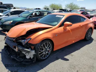 2015 Lexus RC 350 F Sport with VIN JTHHE5BC0F5002916, listed as a Copart auction lot 56970845 with 171,349 mi miles and Salvage title. Bid and sale history available at DreamBid. Image 1.