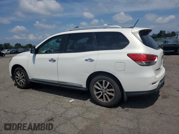 2014 Nissan Pathfinder Platinum with VIN 5N1AR2MN0EC709864, listed as a Copart auction lot 64460765 with 180,654 mi miles and Clean title. Bid and sale history available at DreamBid. Image 2.