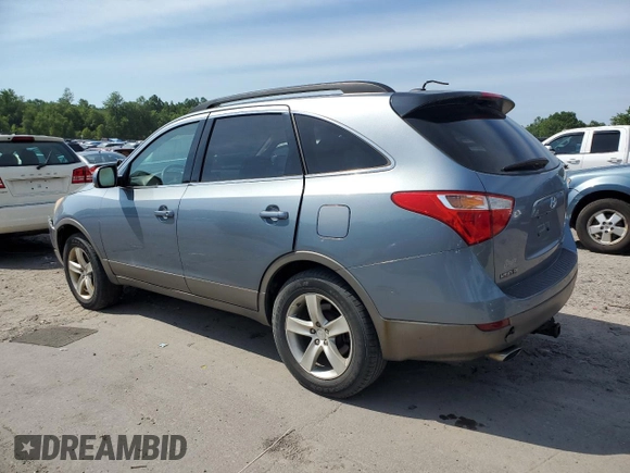 2007 Hyundai Veracruz GLS with VIN KM8NU73CX7U005455, listed as a Copart auction lot 60375304 with 205,784 mi miles and Salvage Title. Bid and sale history available at DreamBid. Image 2.