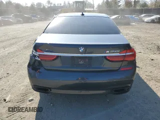 2016 BMW 7 Series 750i xDrive with VIN WBA7F2C56GG419078, listed as a Copart auction lot 75355703 with 0 mi miles. Bid and sale history available at carsss.com. Image 6.
