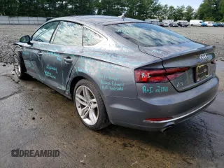 2019 Audi A5 Sportback Premium Plus with VIN WAUBNCF55KA089055, listed as a Copart auction lot 60196283 with 26,989 mi miles. Bid and sale history available at carsss.com. Image 2.
