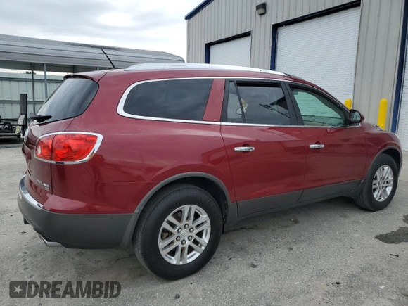 2009 Buick Enclave CX with VIN 5GAER13D89J168977, listed as a Copart auction lot 54407345 with 127,150 mi miles and Clean Title. Bid and sale history available at carsss.com. Image 3.