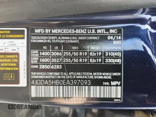 2014 Mercedes-Benz M 350 with VIN 4JGDA5HB0EA397093, listed as a Copart auction lot 56347225 with 93,908 mi miles and Clean Title. Bid and sale history available at DreamBid. Image 10.
