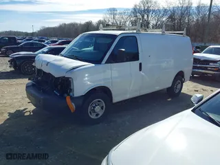 2011 Chevrolet Express Cargo Van with VIN 1GCWGFCA5B1142435, listed as a IAAI auction lot 41455581 with 319,753 mi miles. Bid and sale history available at carsss.com. Image 17.