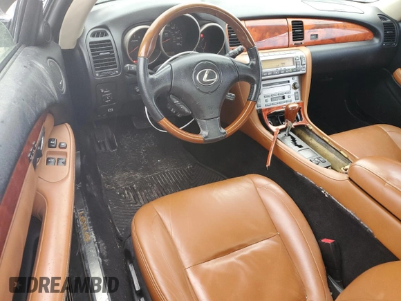 2003 Lexus SC with VIN JTHFN48Y630038056, listed as a Copart auction lot 41341605 with 74,301 mi miles and Salvage Title. Bid and sale history available at carsss.com. Image 8.