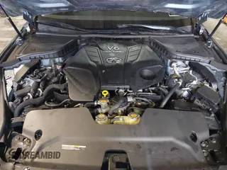 2019 Infiniti Q50 Luxe with VIN JN1EV7AR8KM591111, listed as a IAAI auction lot 41773860 with 87,027 mi miles and . Bid and sale history available at carsss.com. Image 10.