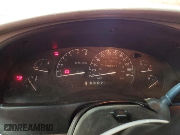 1996 Ford Ranger XLT with VIN 1FTCR15X8TTA17470, listed as a Copart auction lot 79801334 with 156,764 mi miles and Salvage Title. Bid and sale history available at DreamBid. Image 9.