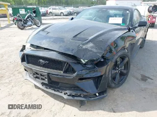 2022 Ford Mustang GT with VIN 1FA6P8CF5N5108599, listed as a IAAI auction lot 42095377 with 20,154 mi miles. Bid and sale history available at carsss.com. Image 6.