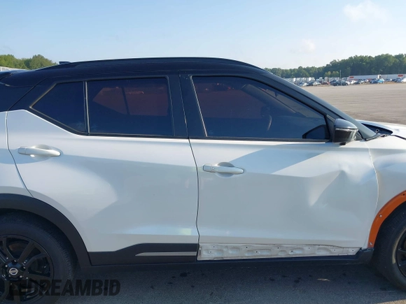 2021 Nissan Kicks SR with VIN 3N1CP5DV3ML529482, listed as a IAAI auction lot 40128361 with 65,686 mi miles and . Bid and sale history available at DreamBid. Image 14.