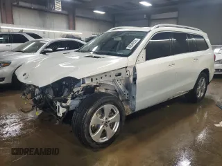 2017 Mercedes-Benz GLS with VIN 4JGDF6EE4HA765088, listed as a Copart auction lot 48548535 with 160,346 mi miles and Salvage Title. Bid and sale history available at carsss.com. Image 1.