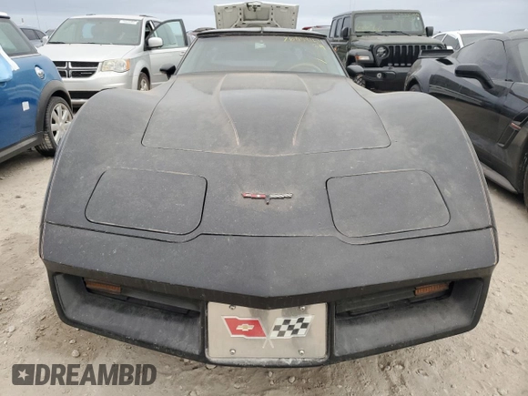 1981 Chevrolet Corvette with VIN 1G1AY8765BS415756, listed as a Copart auction lot 76858154 with 68,139 mi miles and Salvage Title. Bid and sale history available at carsss.com. Image 5.