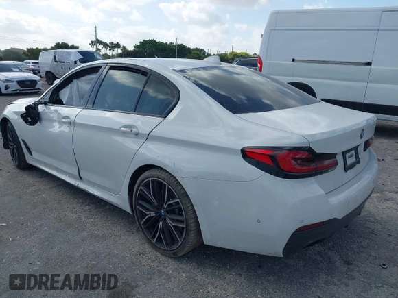 2021 BMW 5 Series 530i with VIN WBA53BH01MWX02468, listed as a IAAI auction lot 42115308 with 26,649 mi miles and . Bid and sale history available at DreamBid. Image 3.