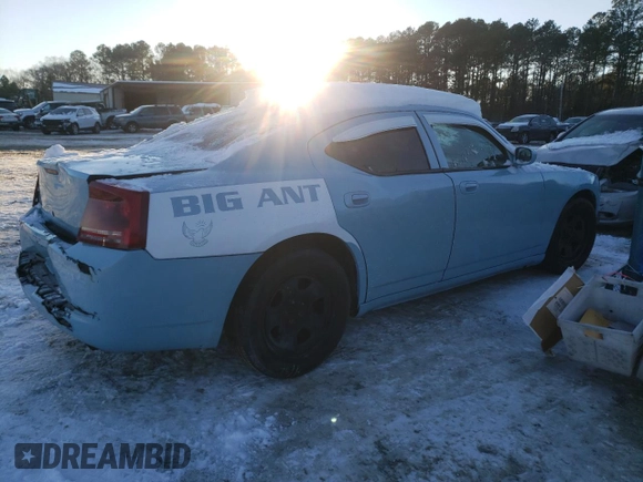 2007 Dodge Charger with VIN 2B3KA43R37H850235, listed as a Copart auction lot 87873745 with 129,820 mi miles and Salvage Title. Bid and sale history available at DreamBid. Image 3.