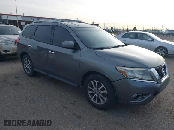 2015 Nissan Pathfinder SL with VIN 5N1AR2MM0FC635824, listed as a IAAI auction lot 41766141 with 101,883 mi miles and . Bid and sale history available at DreamBid. Image 1.