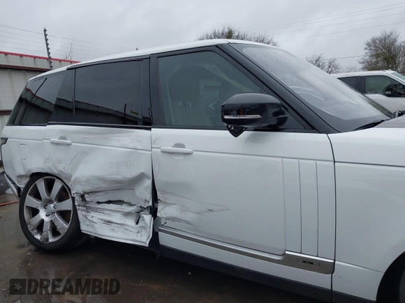2016 Land Rover Range Rover Supercharged with VIN SALGS3EF0GA274223, listed as a IAAI auction lot 41477329 with 74,664 mi miles and . Bid and sale history available at DreamBid. Image 6.