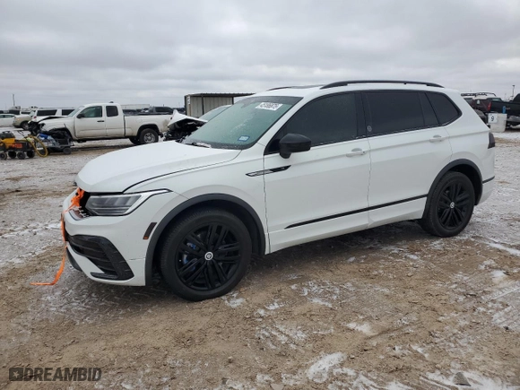2022 Volkswagen Tiguan SE R-Line Black with VIN 3VVCB7AX0NM045036, listed as a Copart auction lot 45186875 with 65,336 mi miles and Salvage Title. Bid and sale history available at carsss.com. Image 1.