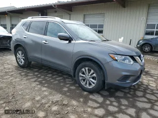 2016 Nissan Rogue SV with VIN JN8AT2MV1GW143824, listed as a Copart auction lot 46431685 with 93,040 mi miles and Salvage Title. Bid and sale history available at carsss.com. Image 4.
