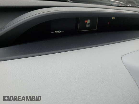 2017 Toyota Prius Two with VIN JTDKARFU9H3046683, listed as a Copart auction lot 53076595 with 49,404 mi miles and Salvage Title. Bid and sale history available at DreamBid. Image 9.