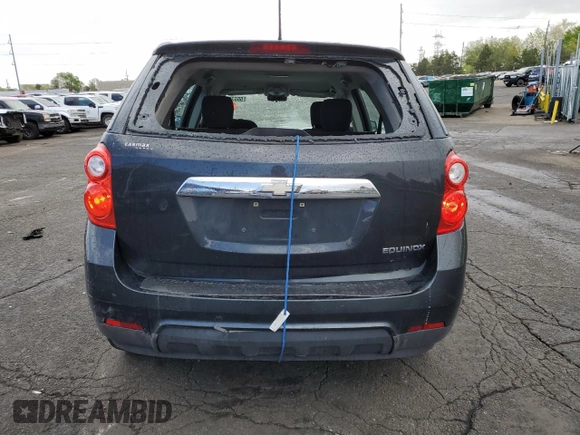 2013 Chevrolet Equinox LS with VIN 2GNALBEK6D6424966, listed as a Copart auction lot 55572875 with 77,634 mi miles and Non Repairable. Bid and sale history available at DreamBid. Image 6.