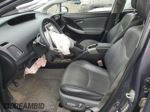 2014 Toyota Prius Four with VIN JTDKN3DU5E1747880, listed as a Copart auction lot 48111165 with Not Provided miles and Salvage Title. Bid and sale history available at DreamBid. Image 7.