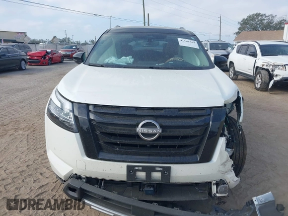 2024 Nissan Pathfinder Platinum with VIN 5N1DR3DG7RC278286, listed as a IAAI auction lot 41561503 with 18,032 mi miles. Bid and sale history available at carsss.com. Image 13.